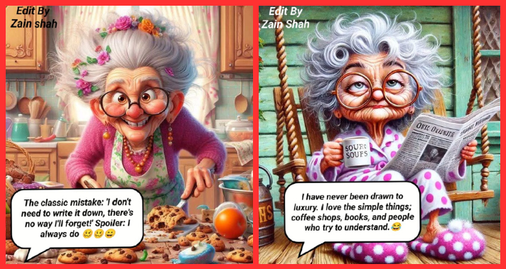These 20 Comics Show Age Can’t Stop An Old Lady to smile