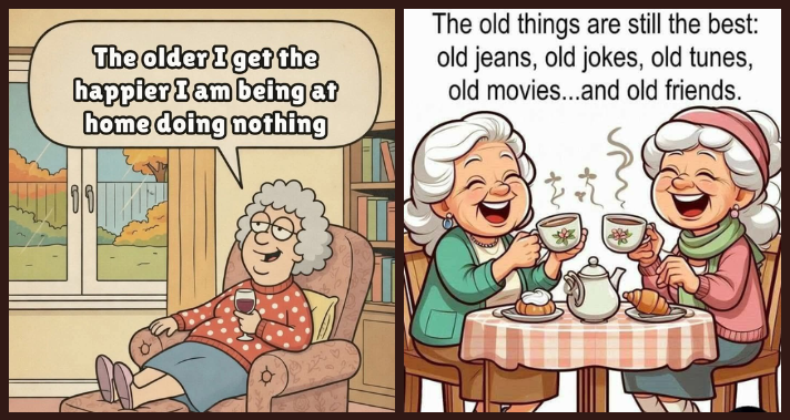 20 Funny Illustrations Shows That Do not Underestimate The Grandma Humor