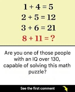  Discover your thinking potential with this mathematical challenge for sharp minds.