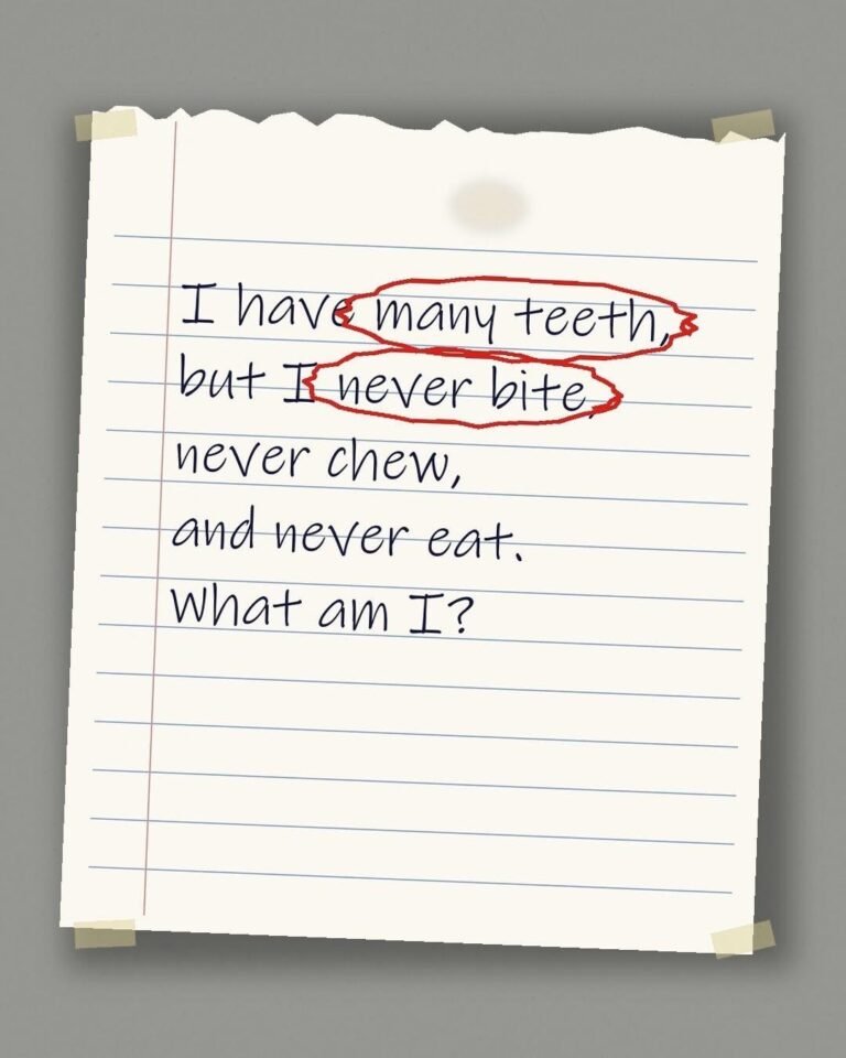 The Answer to the Classic “Many Teeth” Riddle 
